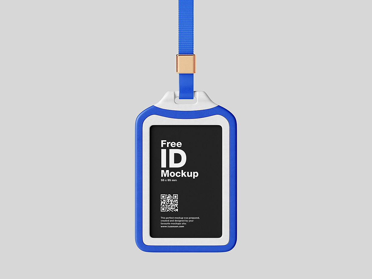 高质感竖版工牌工作证胸牌样机mockup4组插图3 高质感竖版工牌工作证胸牌样机mockup4组插图3