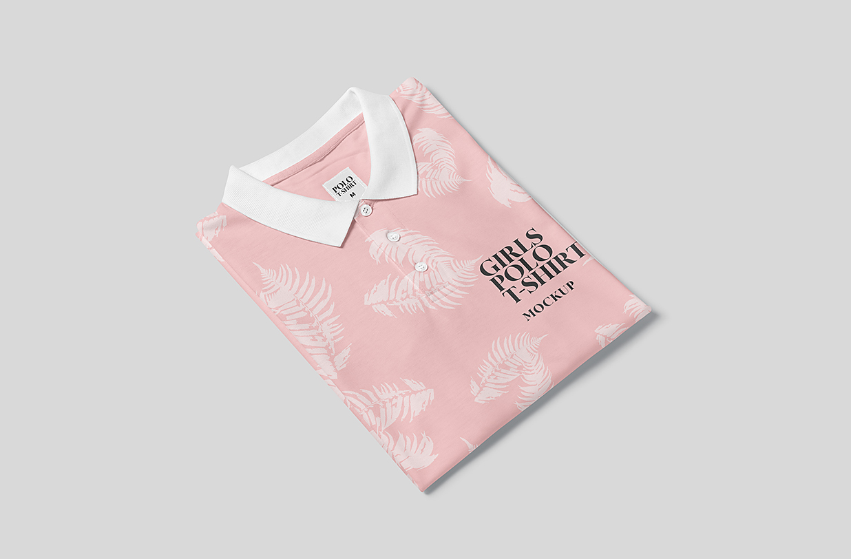 长袖 Polo衫样机mockup4组插图3 长袖 Polo衫样机mockup4组插图3
