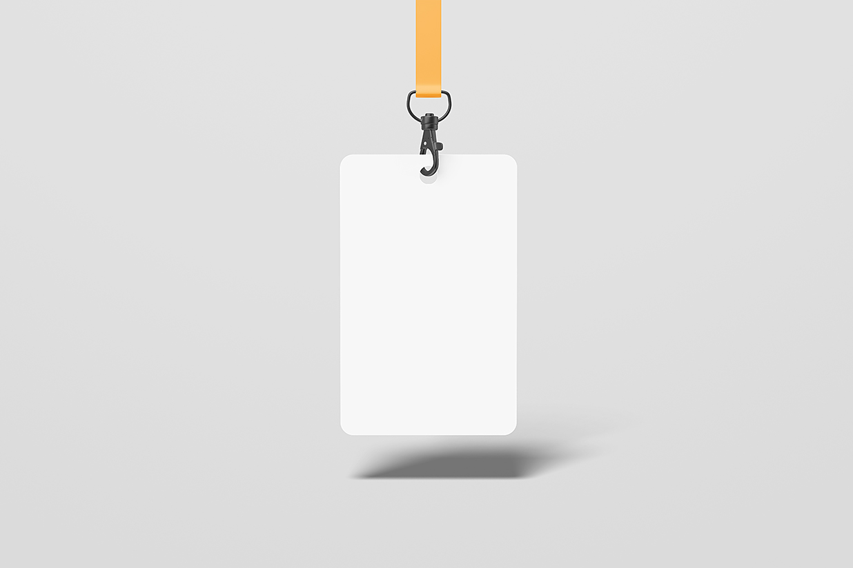 竖版工牌工作证胸牌样机mockup6组插图10