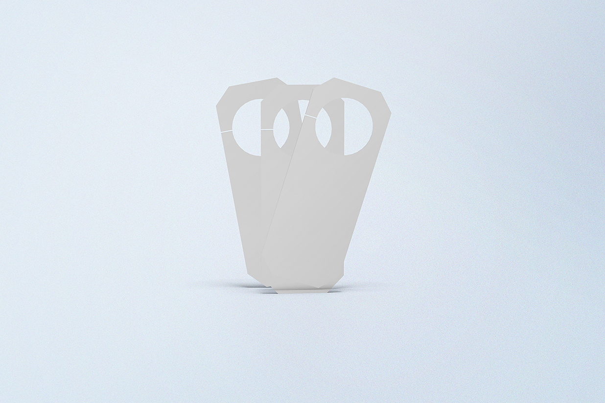 酒店民宿门把手挂牌样机mockup6组插图10