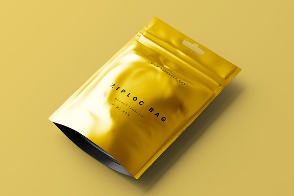拉链袋自立袋自封袋包装样机mockup