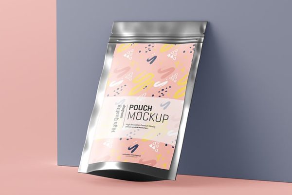 自立袋自封袋包装样机mockup3组