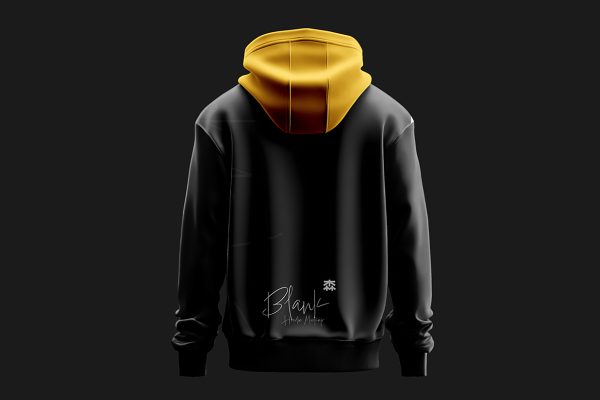 连帽衫卫衣背面样机mockup