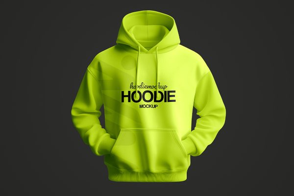 连帽衫卫衣正面图样机mockup