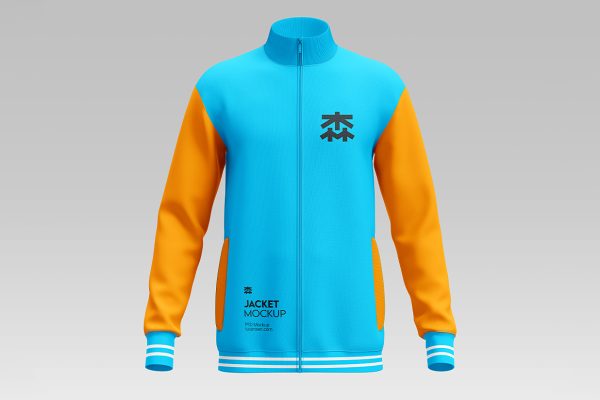 带拉链的外套样机mockup3组缩略图 带拉链的外套样机mockup3组