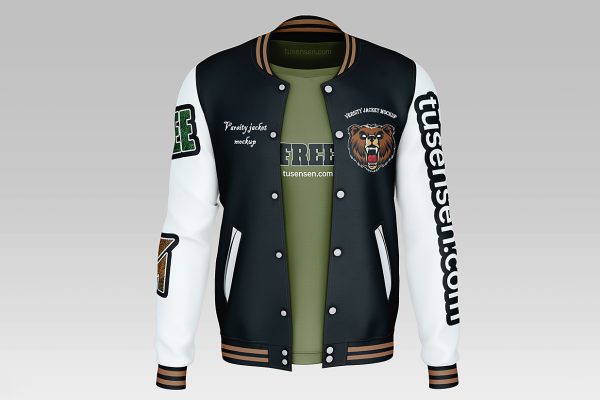 棒球服夹克外套样机mockup3组