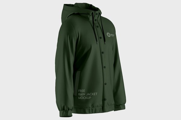 连帽雨衣夹克外套样机mockup3组缩略图 连帽雨衣夹克外套样机mockup3组