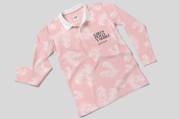 长袖 Polo衫样机mockup4组
