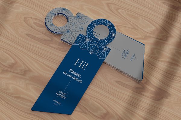 异形门把手挂牌样机mockup