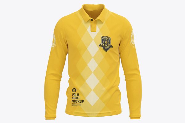 短袖Polo衫正面样机mockup