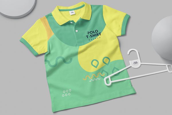 短袖马球衫polo衫服装样机mockup4组缩略图 短袖马球衫polo衫服装样机mockup4组