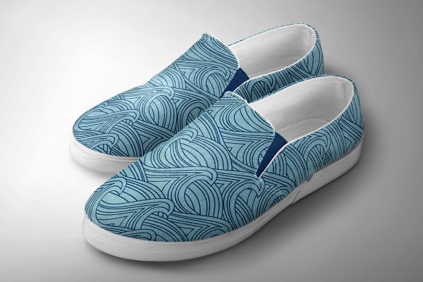 可拆卸式低帮套脚帆布鞋鞋子样机mockup2组缩略图 可拆卸式低帮套脚帆布鞋鞋子样机mockup2组