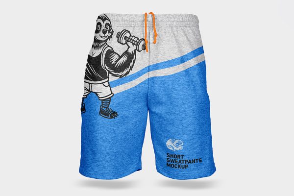 高质感短款运动裤样机mockup2组缩略图 高质感短款运动裤样机mockup2组