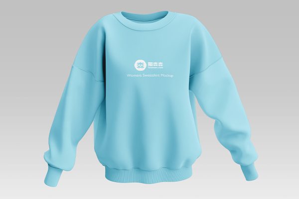 精致的圆领长袖卫衣运动衫样机mockup3组缩略图 精致的圆领长袖卫衣运动衫样机mockup3组