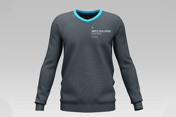 v领卫衣样机mockup3组