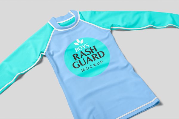 长袖防晒衣泳衣样机mockup4组