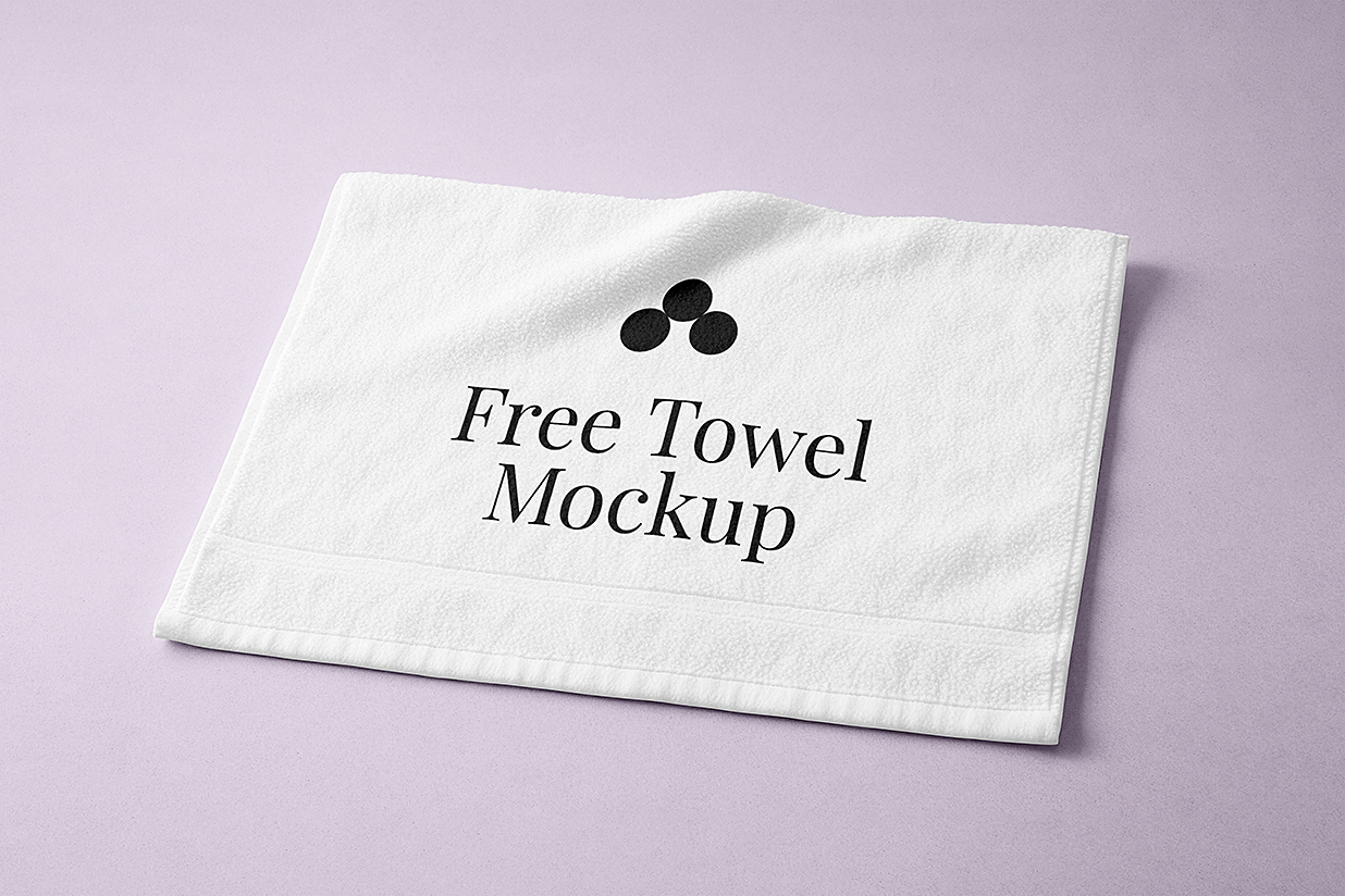 简约毛巾洗脸巾样机mockup插图 简约毛巾洗脸巾样机mockup插图