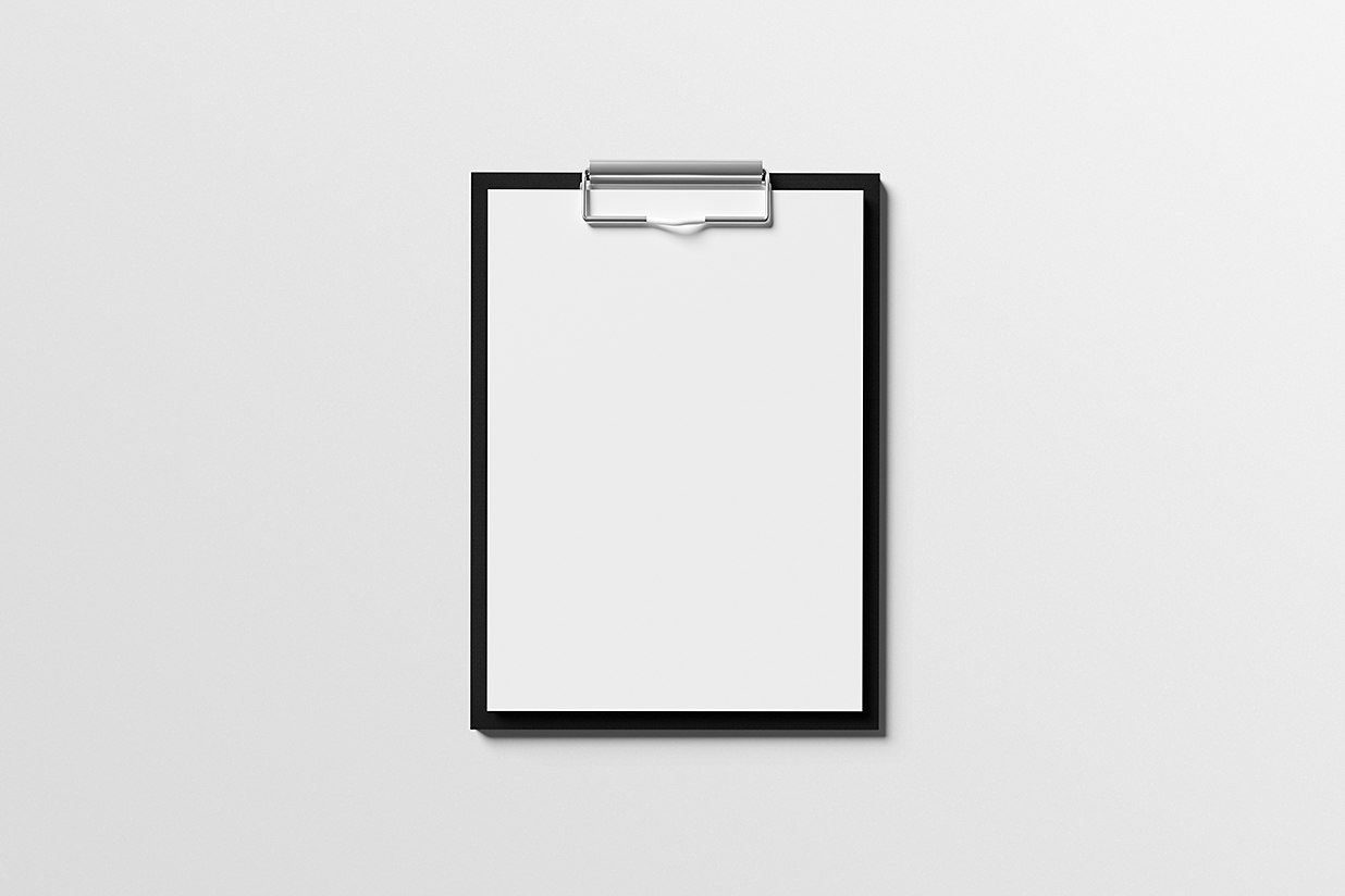 夹板菜单点餐单样机mockup4组插图