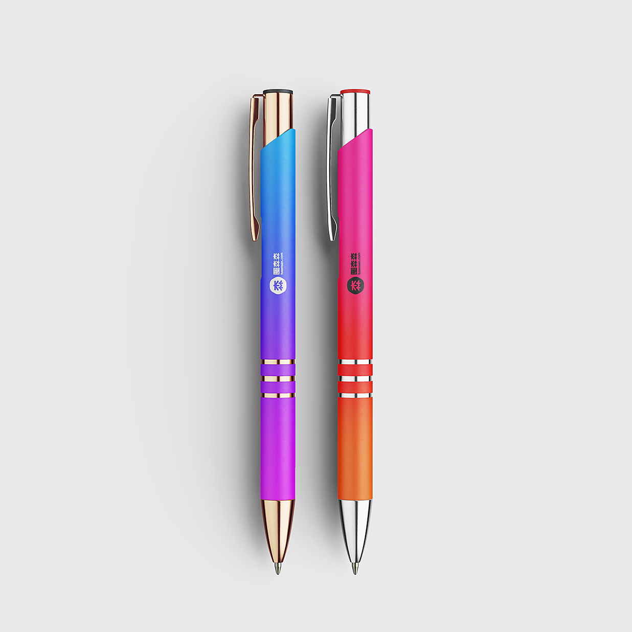 高质感金属圆珠笔样机mockup5组插图1